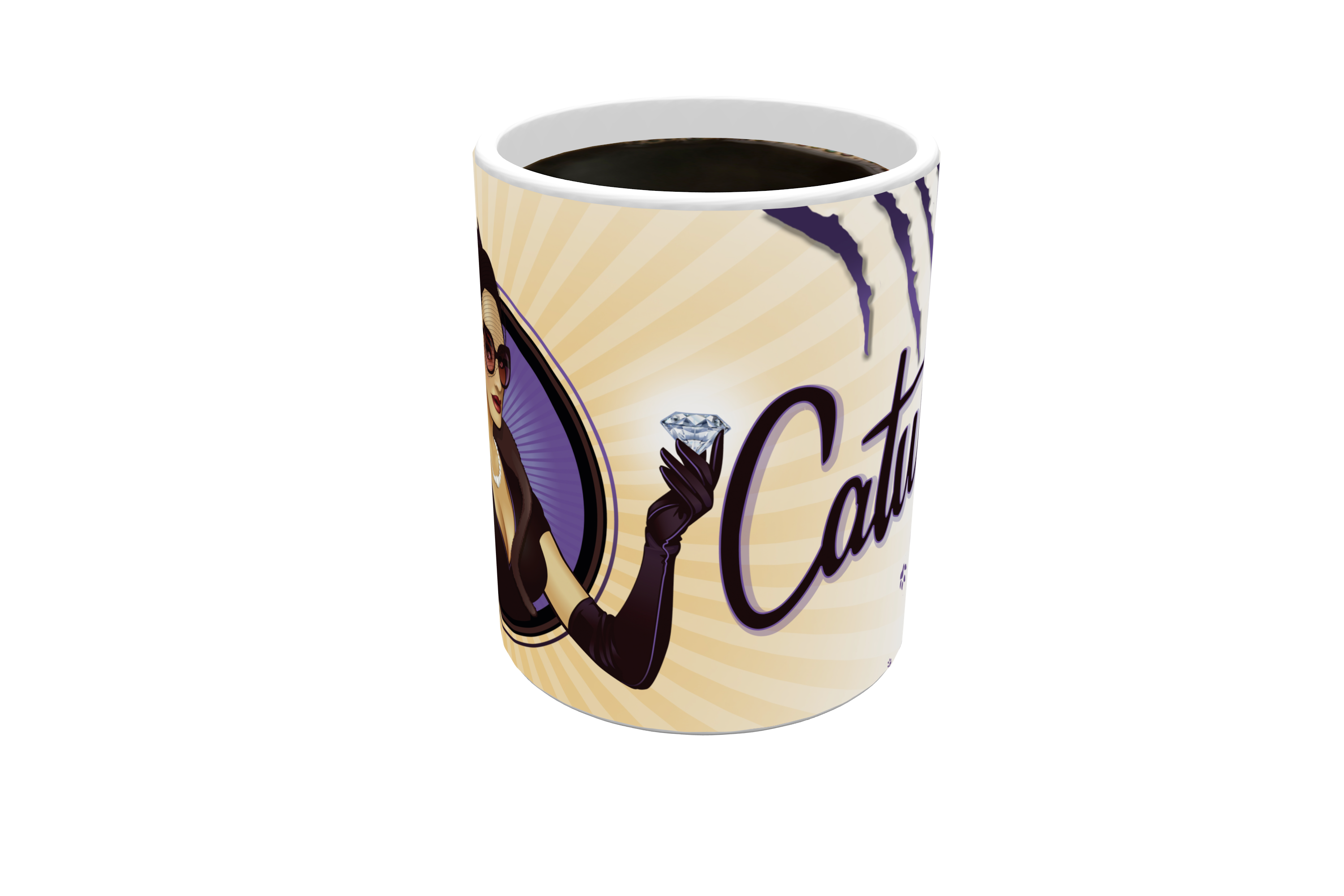 DC Comics (Justice League - Catwoman Bombshell) Morphing Mugs® Heat-Sensitive Mug MMUG089